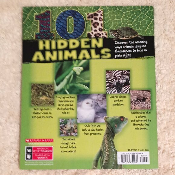 Brand NEW!  Scholastic's  "101 Hidden Animals" by Gilda Berger, Melvin Berger - Picture 3 of 7